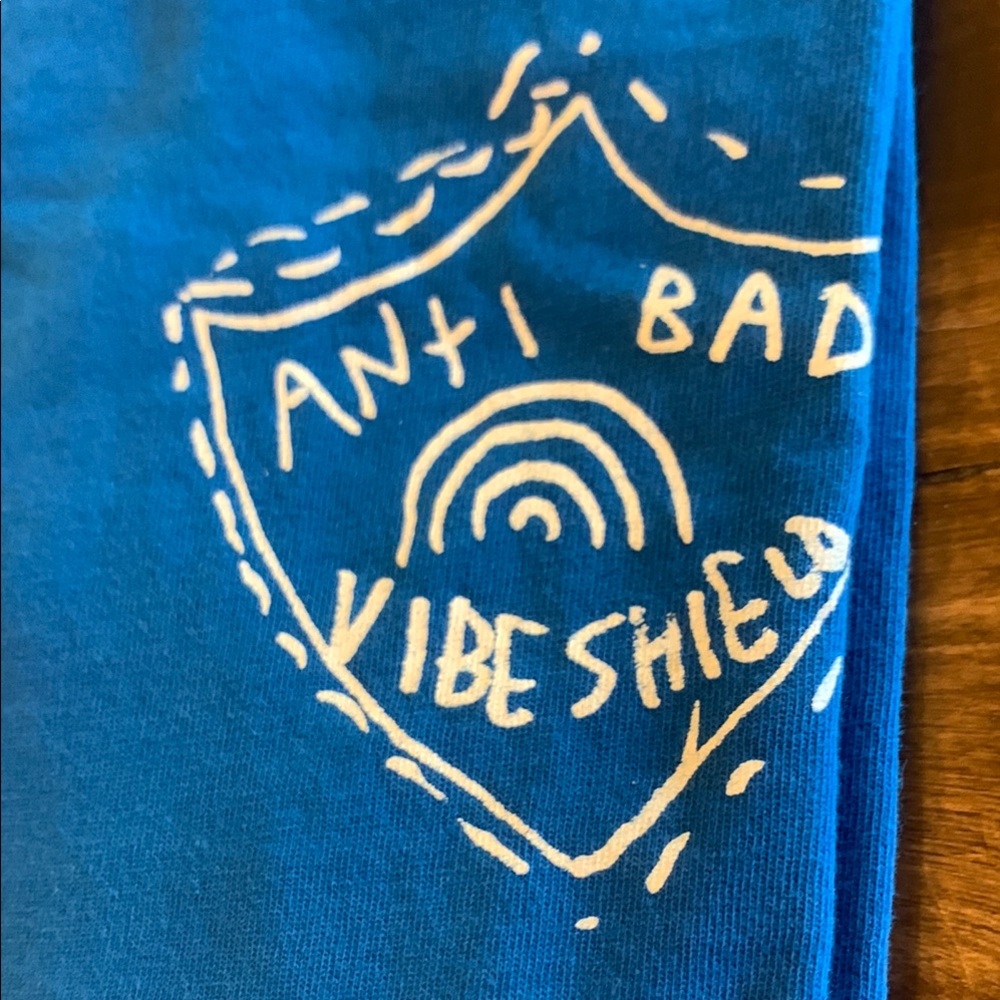 Blue Anti Bad Vibe Shield T-Shirt Volcom